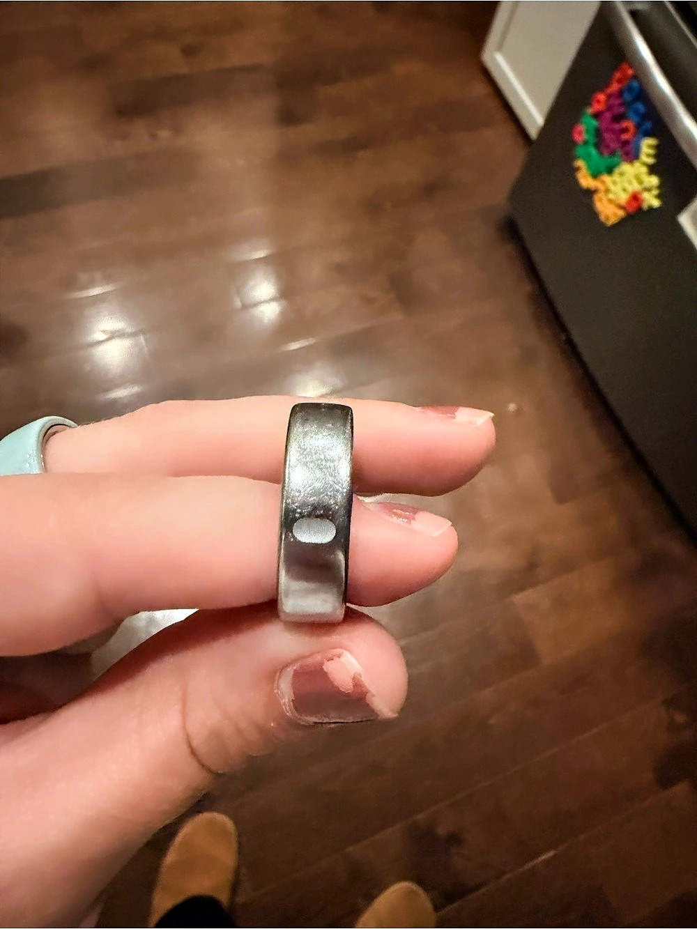 Oura Ring Gen3 Horizon Silver Ring - Picture 3 of 5